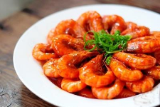 Tôm rim nước dừa